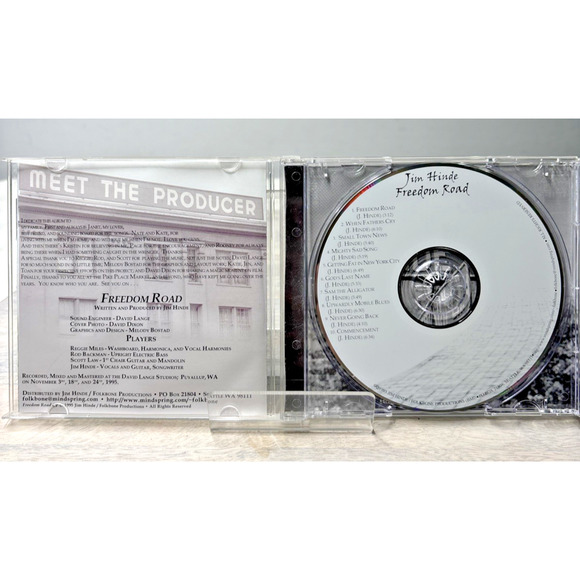 Jim Struble – Freedom Road CD Folk Country Americana Independent 1990s Rare - Picture 3 of 5